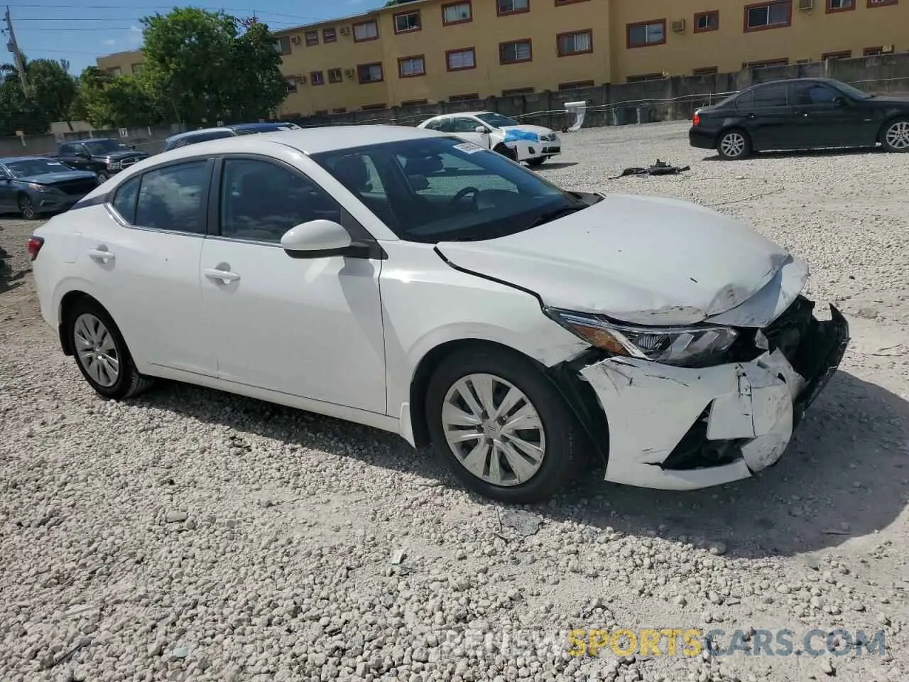 4 Photograph of a damaged car 3N1AB8BV1NY241250 NISSAN SENTRA 2022