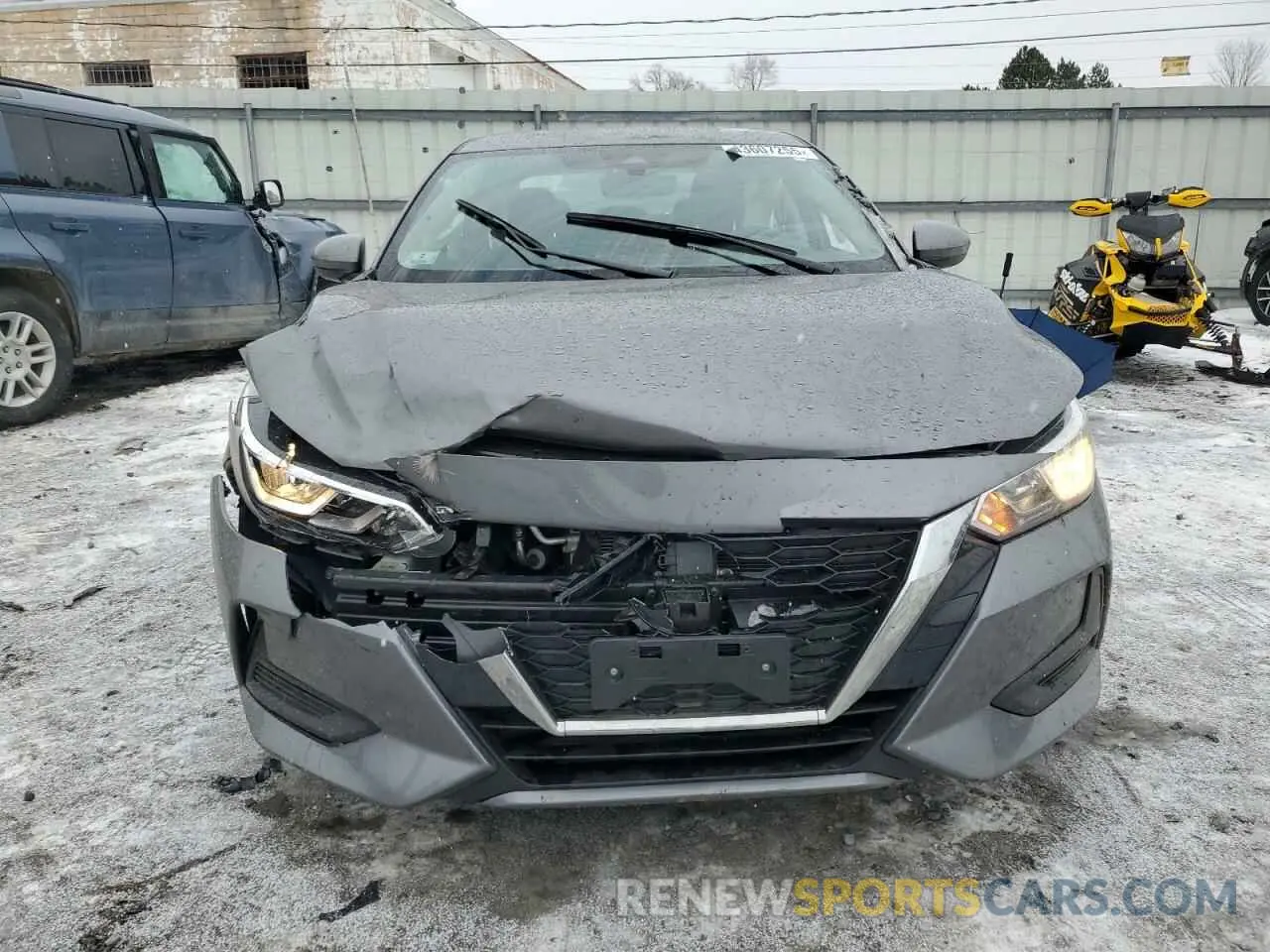 5 Photograph of a damaged car 3N1AB8BV3NY210887 NISSAN SENTRA 2022