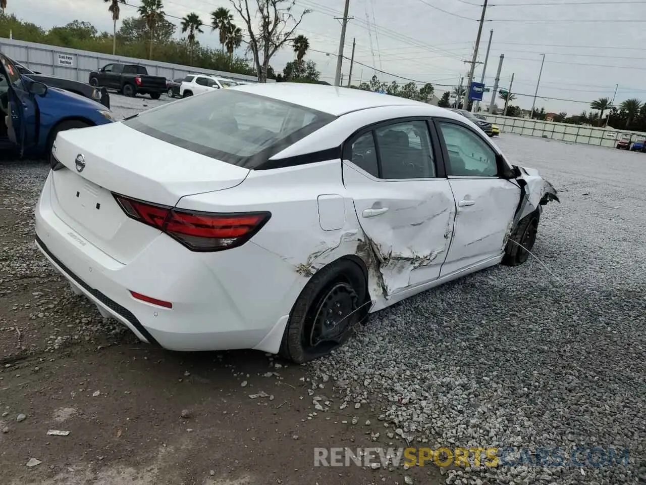 3 Photograph of a damaged car 3N1AB8BV3NY240665 NISSAN SENTRA 2022