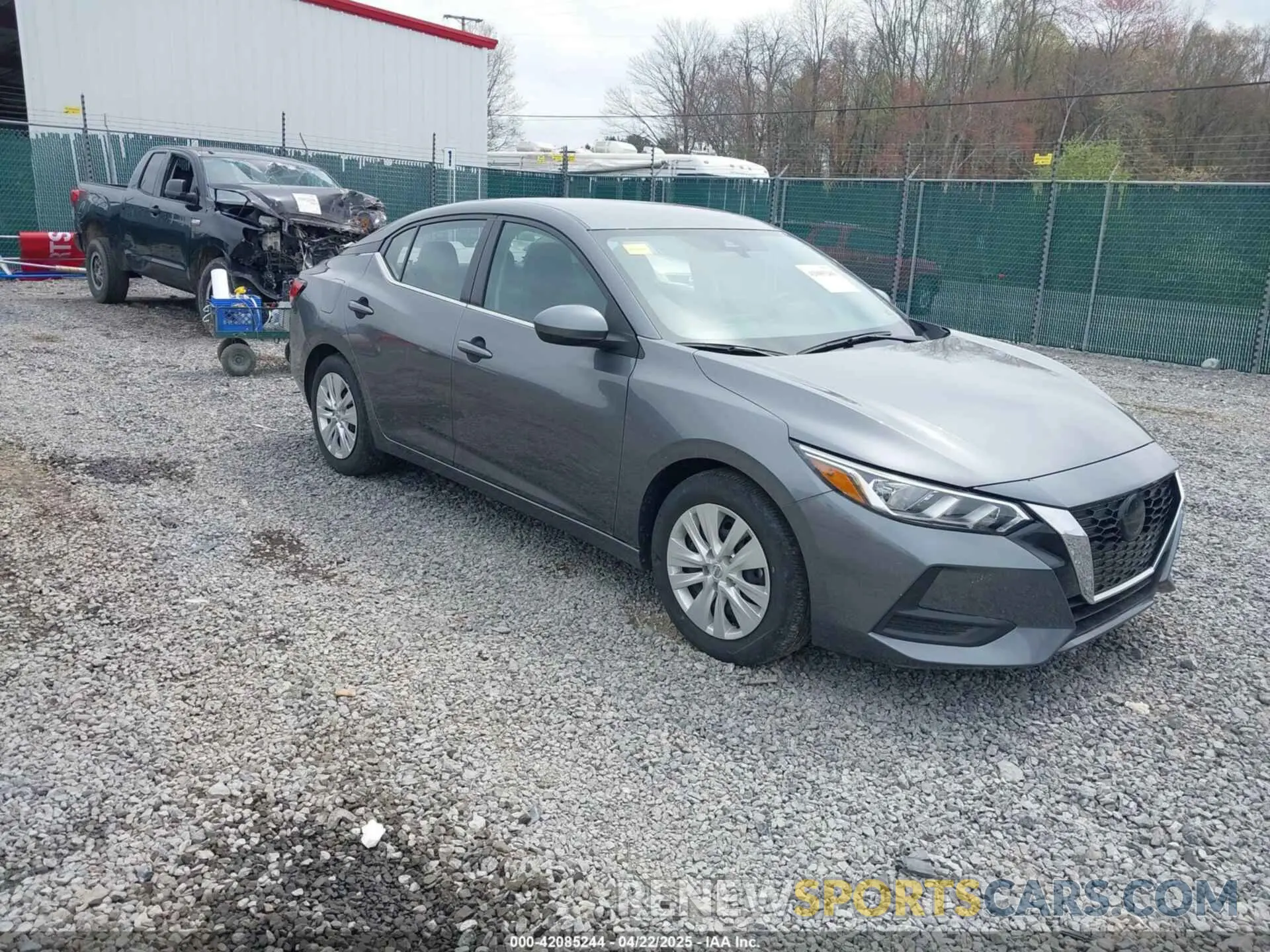 1 Photograph of a damaged car 3N1AB8BV3NY308088 NISSAN SENTRA 2022
