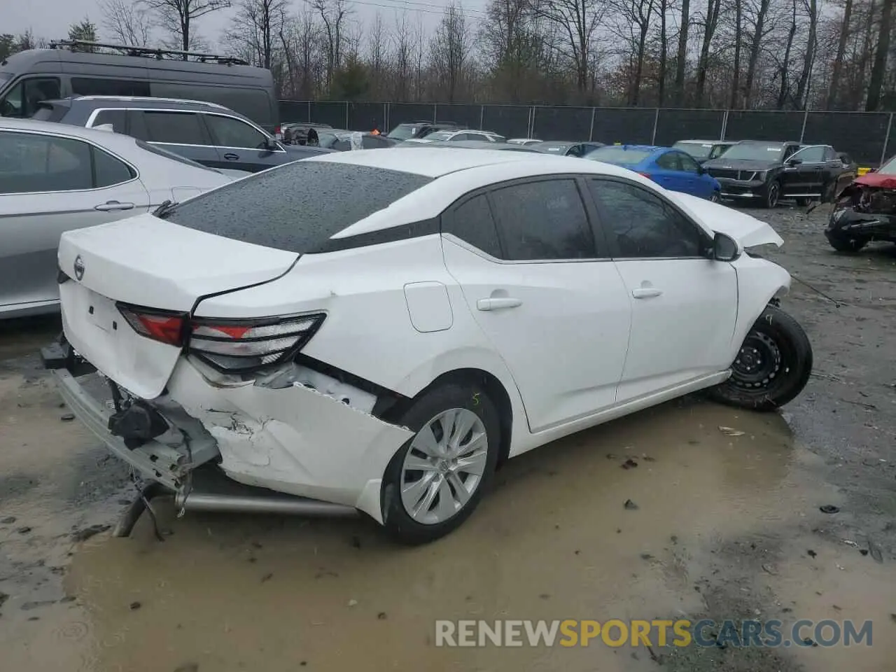 3 Фотография поврежденного автомобиля 3N1AB8BV4NY212115 NISSAN SENTRA 2022