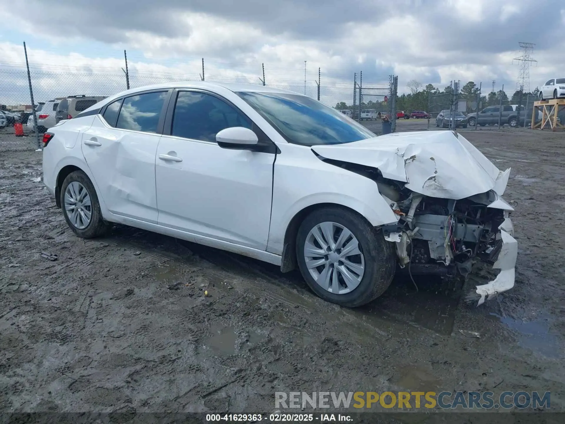 1 Photograph of a damaged car 3N1AB8BV5NY207912 NISSAN SENTRA 2022