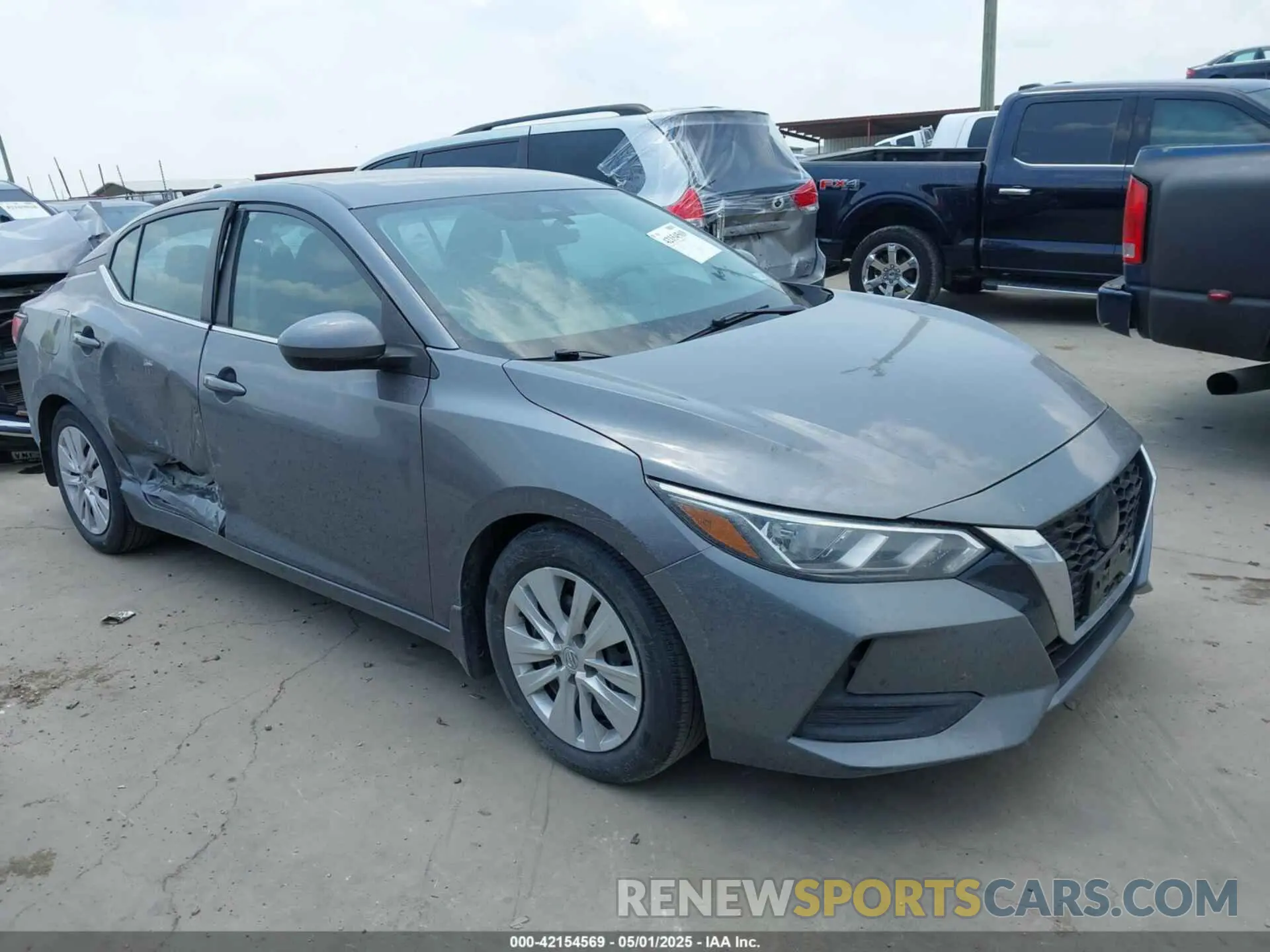 1 Photograph of a damaged car 3N1AB8BV5NY270699 NISSAN SENTRA 2022
