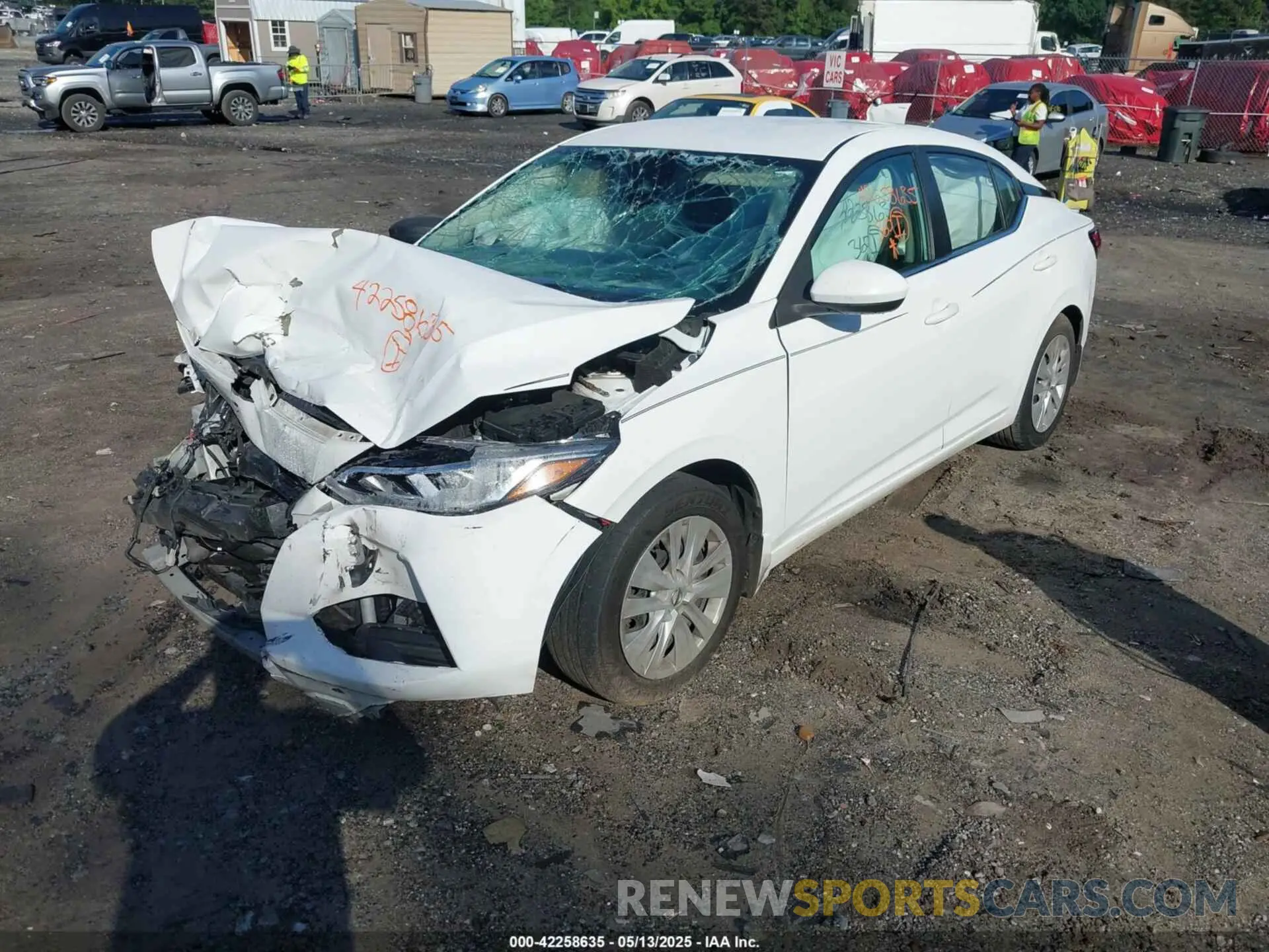 2 Фотография поврежденного автомобиля 3N1AB8BV6NY220958 NISSAN SENTRA 2022