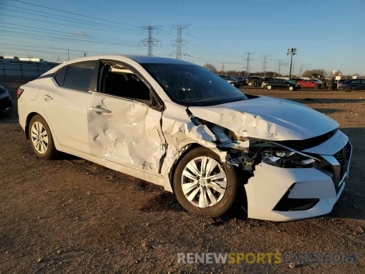4 Фотография поврежденного автомобиля 3N1AB8BV6NY252874 NISSAN SENTRA 2022