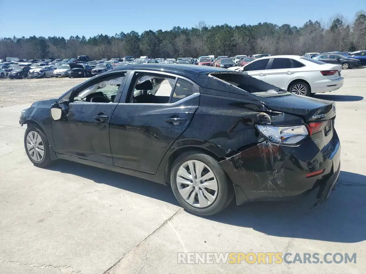 2 Photograph of a damaged car 3N1AB8BV7NY210262 NISSAN SENTRA 2022