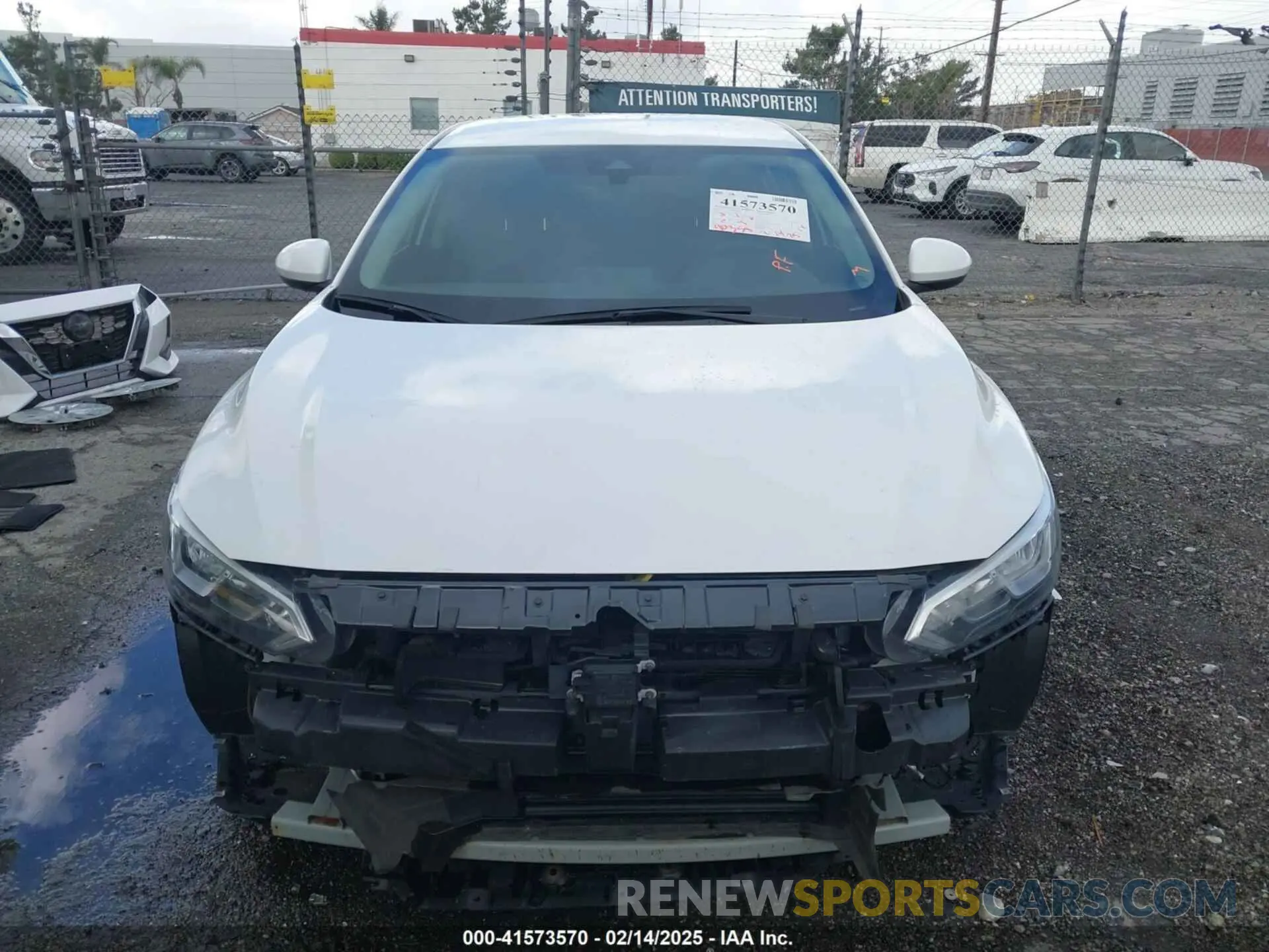 13 Photograph of a damaged car 3N1AB8BV7NY259073 NISSAN SENTRA 2022