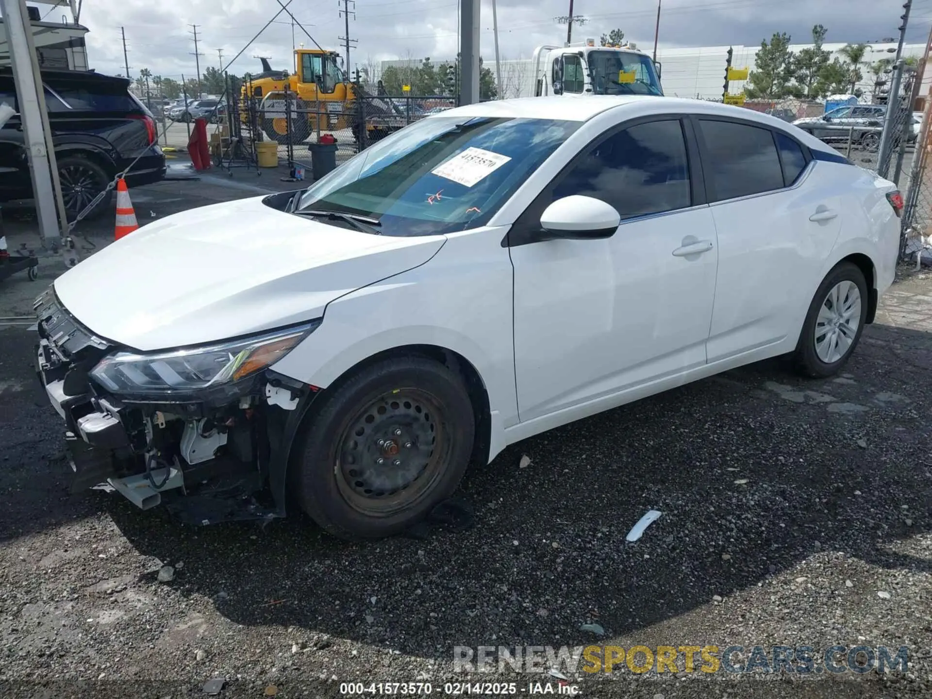 2 Photograph of a damaged car 3N1AB8BV7NY259073 NISSAN SENTRA 2022