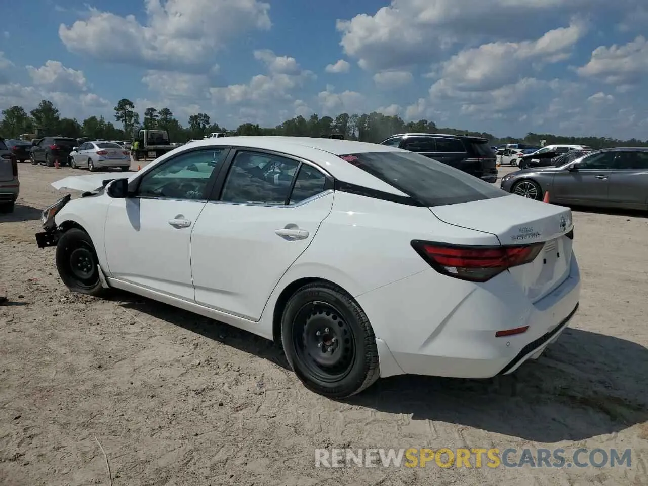 2 Photograph of a damaged car 3N1AB8BV8NY227149 NISSAN SENTRA 2022
