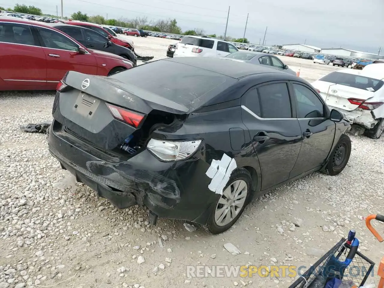 3 Photograph of a damaged car 3N1AB8BV8NY237258 NISSAN SENTRA 2022