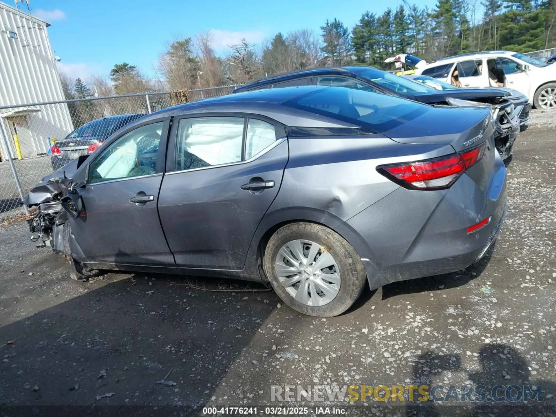 14 Photograph of a damaged car 3N1AB8BV8NY278120 NISSAN SENTRA 2022