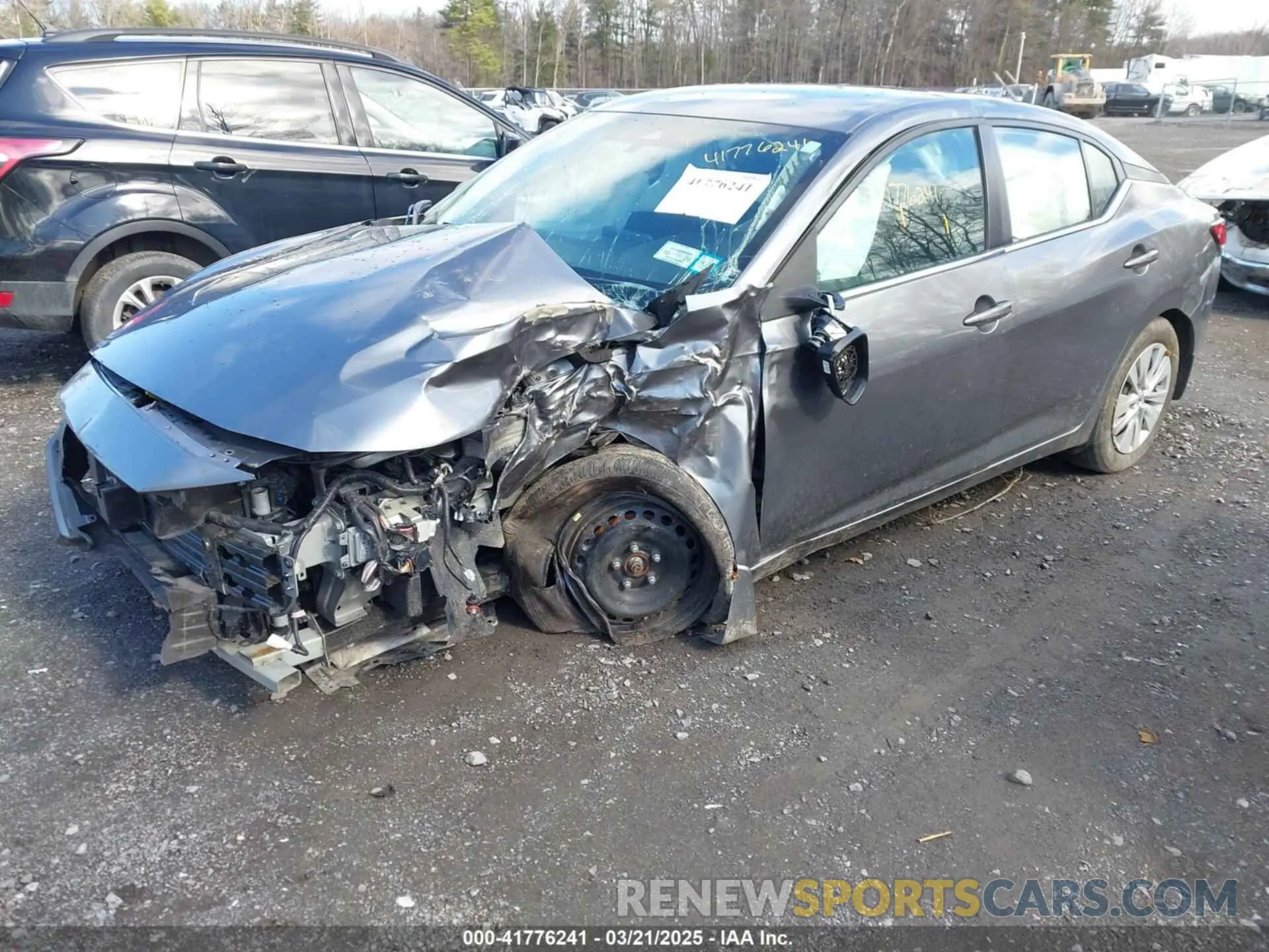 2 Photograph of a damaged car 3N1AB8BV8NY278120 NISSAN SENTRA 2022