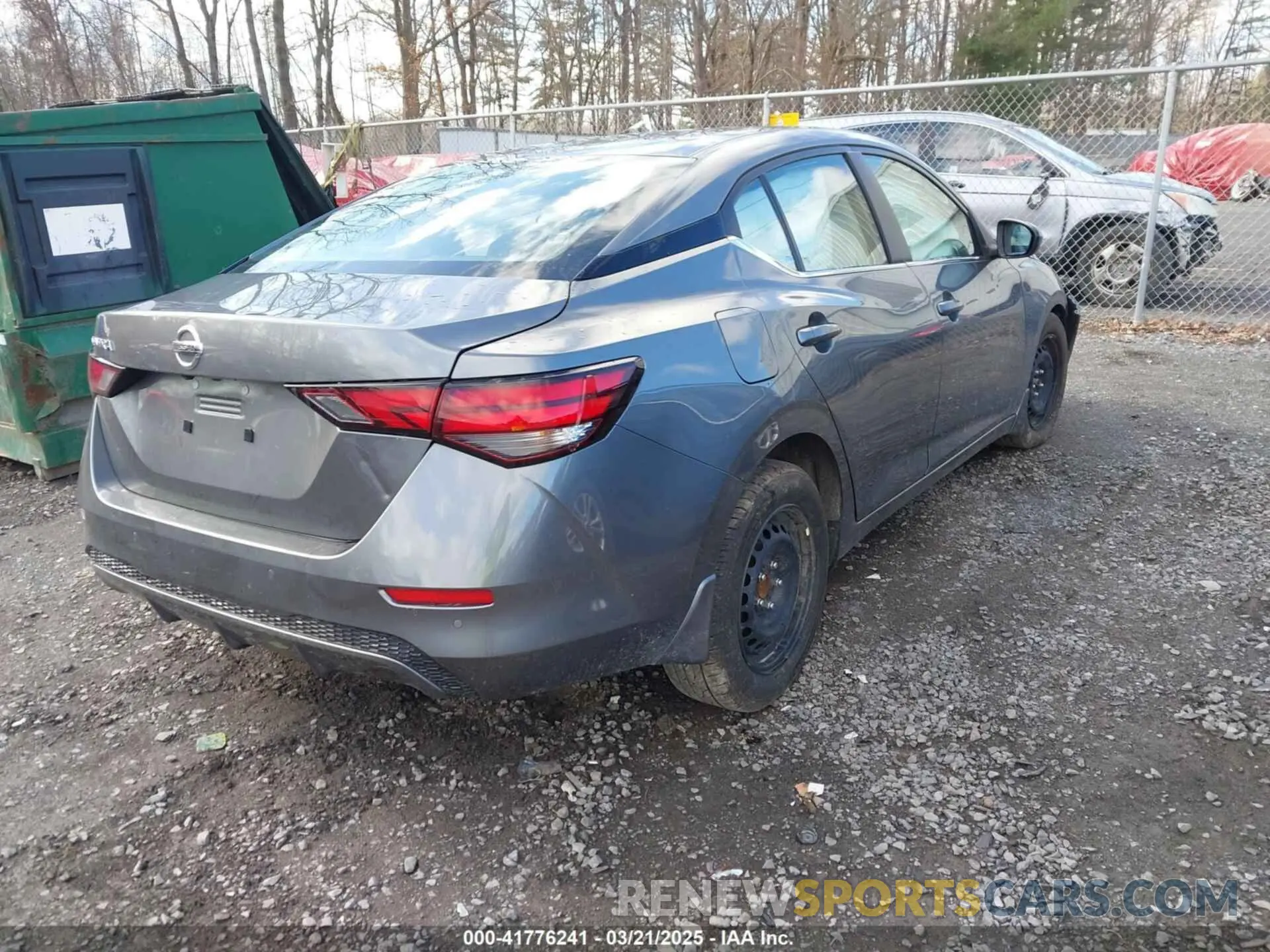 4 Photograph of a damaged car 3N1AB8BV8NY278120 NISSAN SENTRA 2022