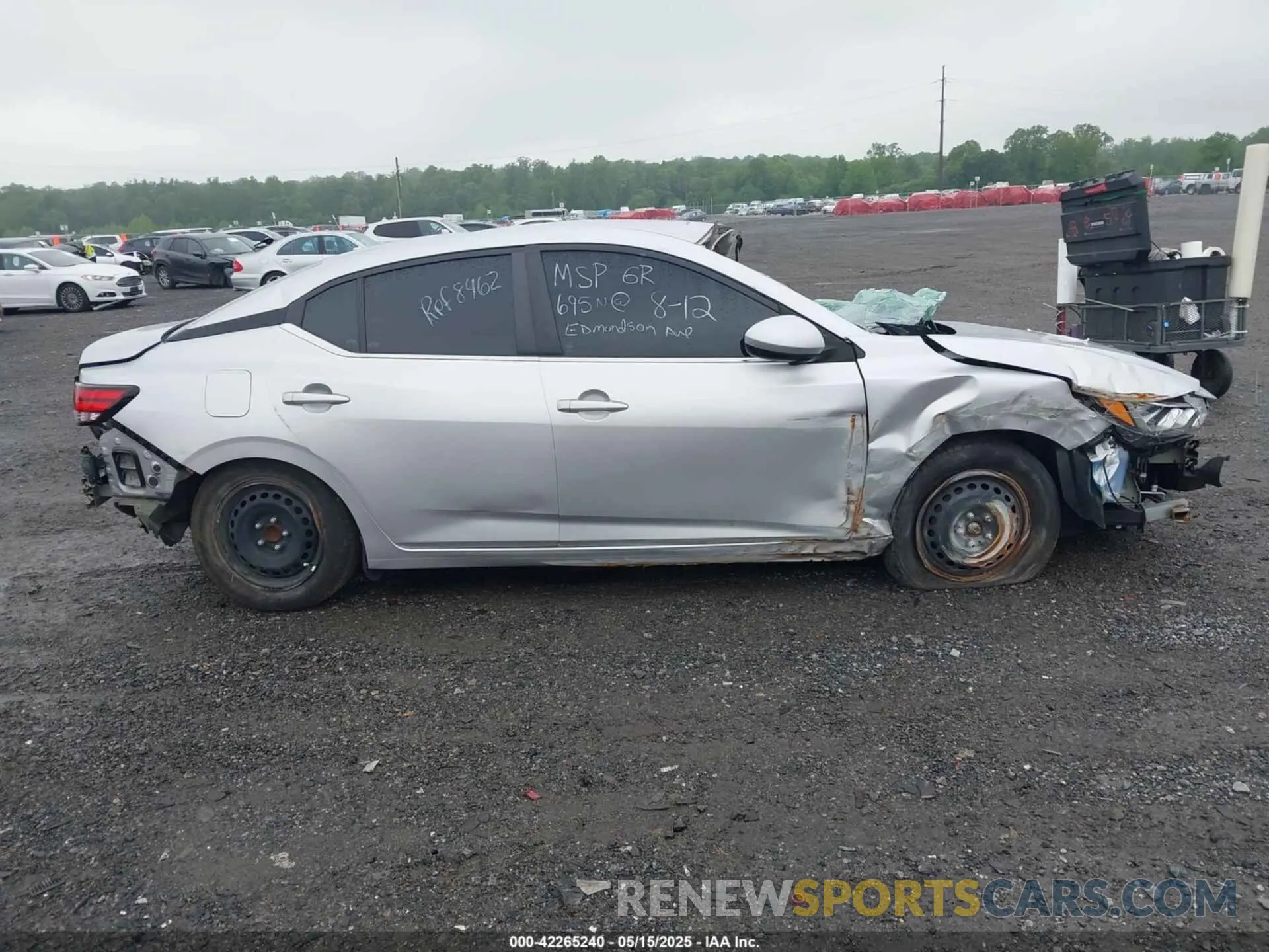 13 Photograph of a damaged car 3N1AB8BV8NY279302 NISSAN SENTRA 2022