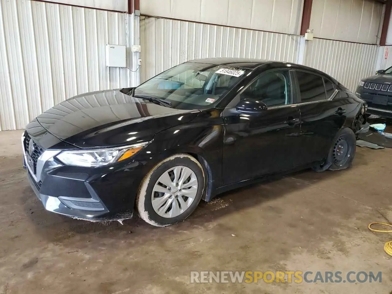 1 Photograph of a damaged car 3N1AB8BV9NY253744 NISSAN SENTRA 2022