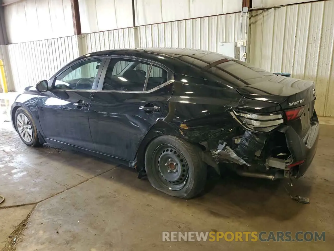 2 Photograph of a damaged car 3N1AB8BV9NY253744 NISSAN SENTRA 2022