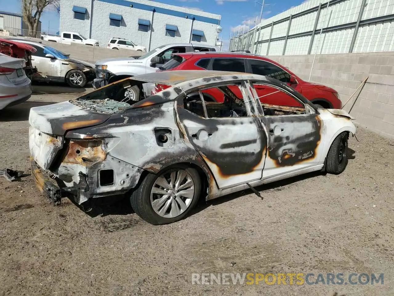 3 Photograph of a damaged car 3N1AB8BV9NY307690 NISSAN SENTRA 2022