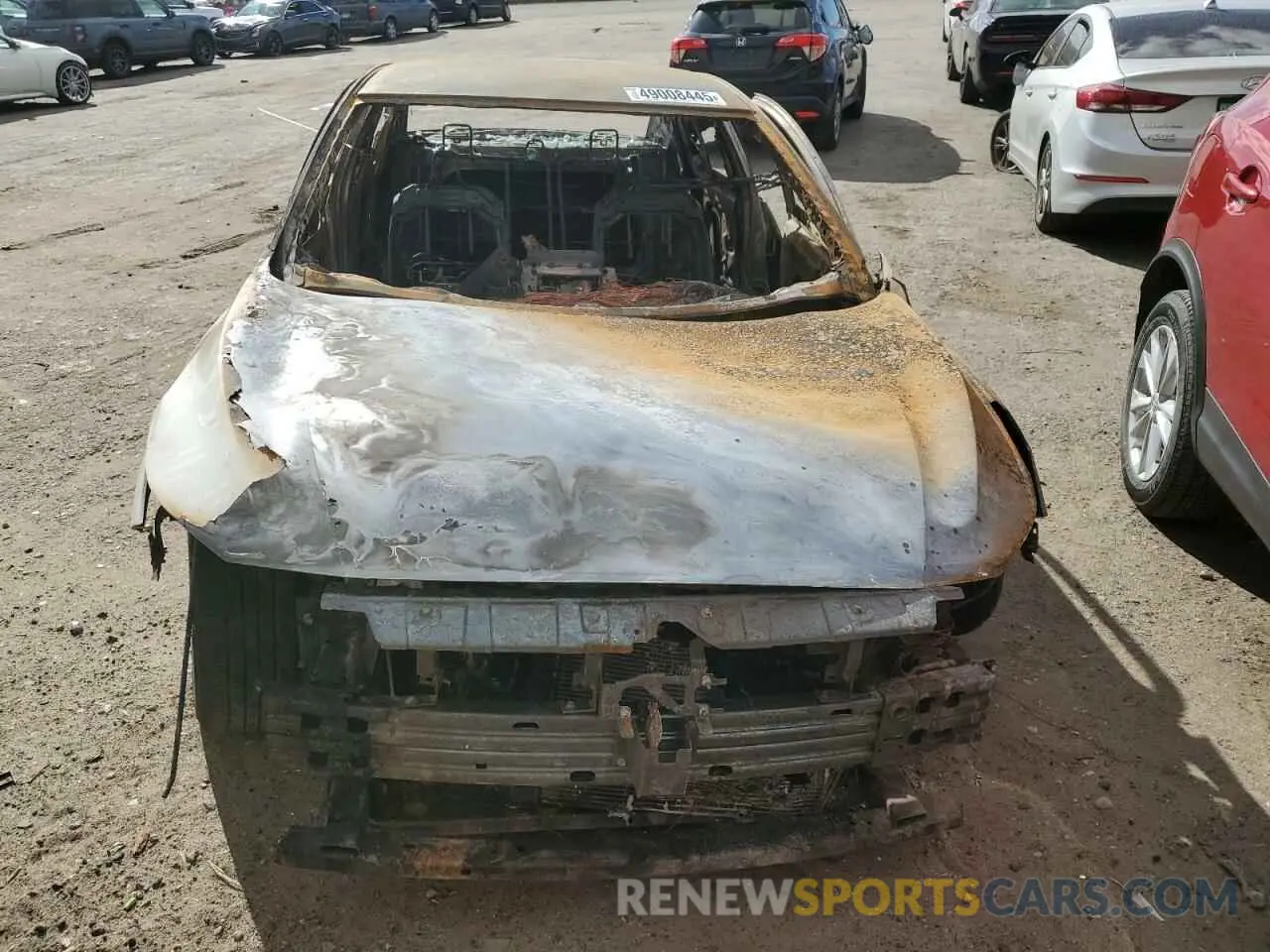 5 Photograph of a damaged car 3N1AB8BV9NY307690 NISSAN SENTRA 2022
