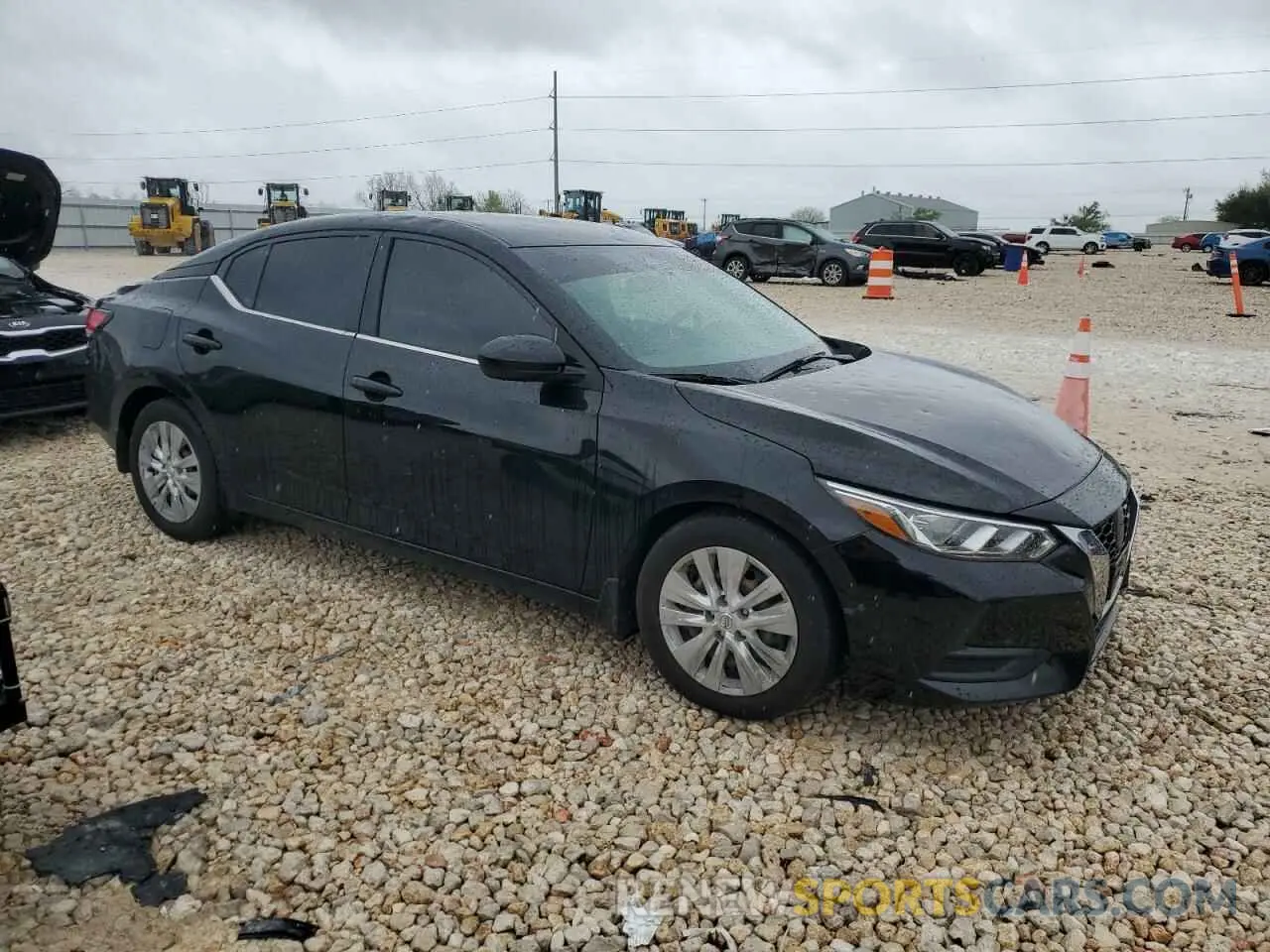 4 Photograph of a damaged car 3N1AB8BVXNY238329 NISSAN SENTRA 2022