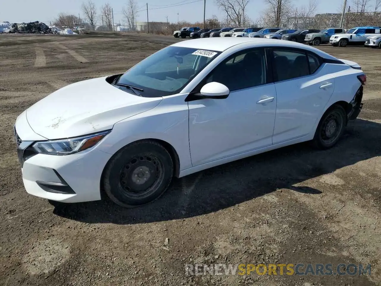 1 Фотография поврежденного автомобиля 3N1AB8BVXNY321338 NISSAN SENTRA 2022