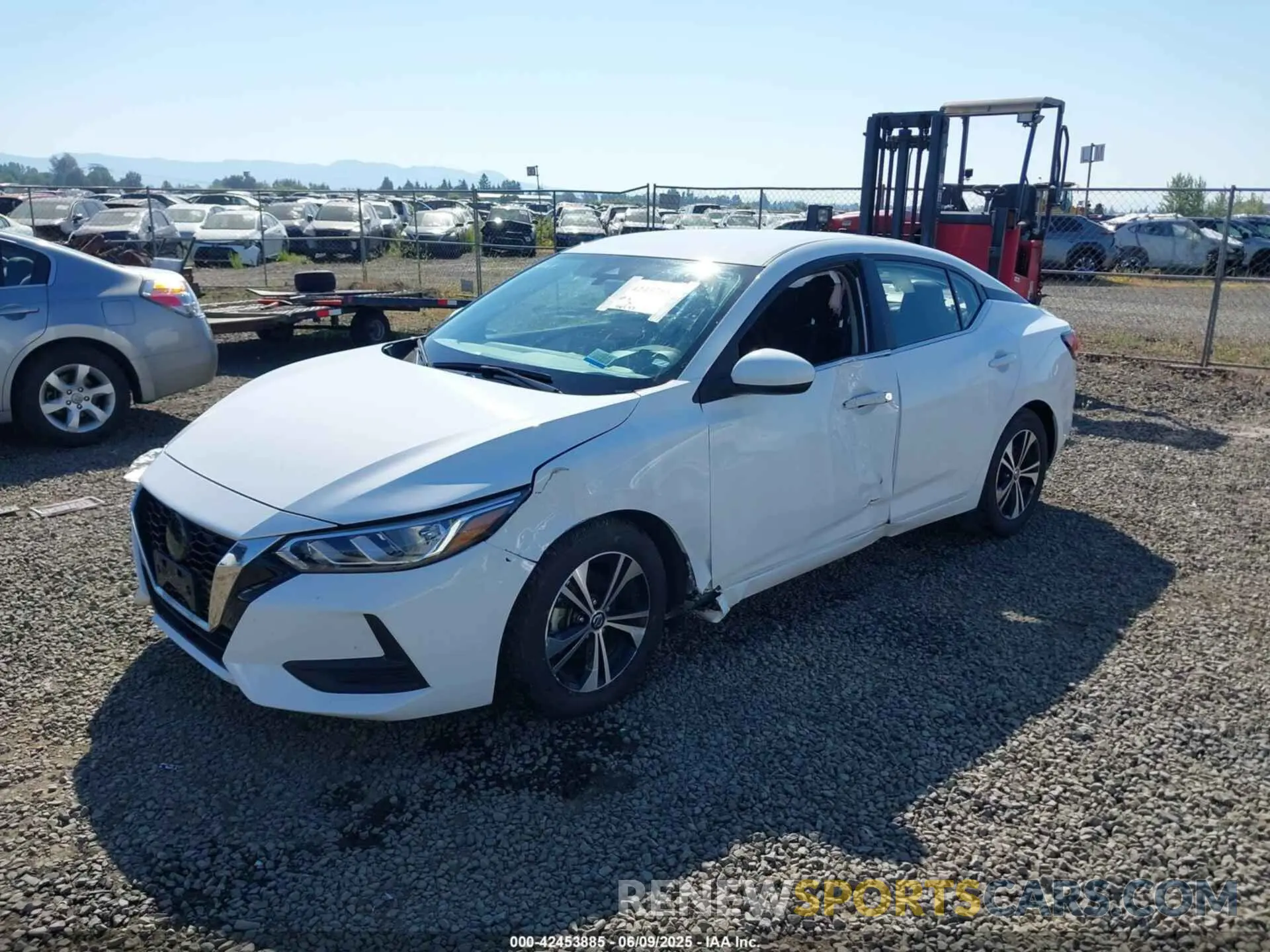 2 Photograph of a damaged car 3N1AB8CV0NY244235 NISSAN SENTRA 2022