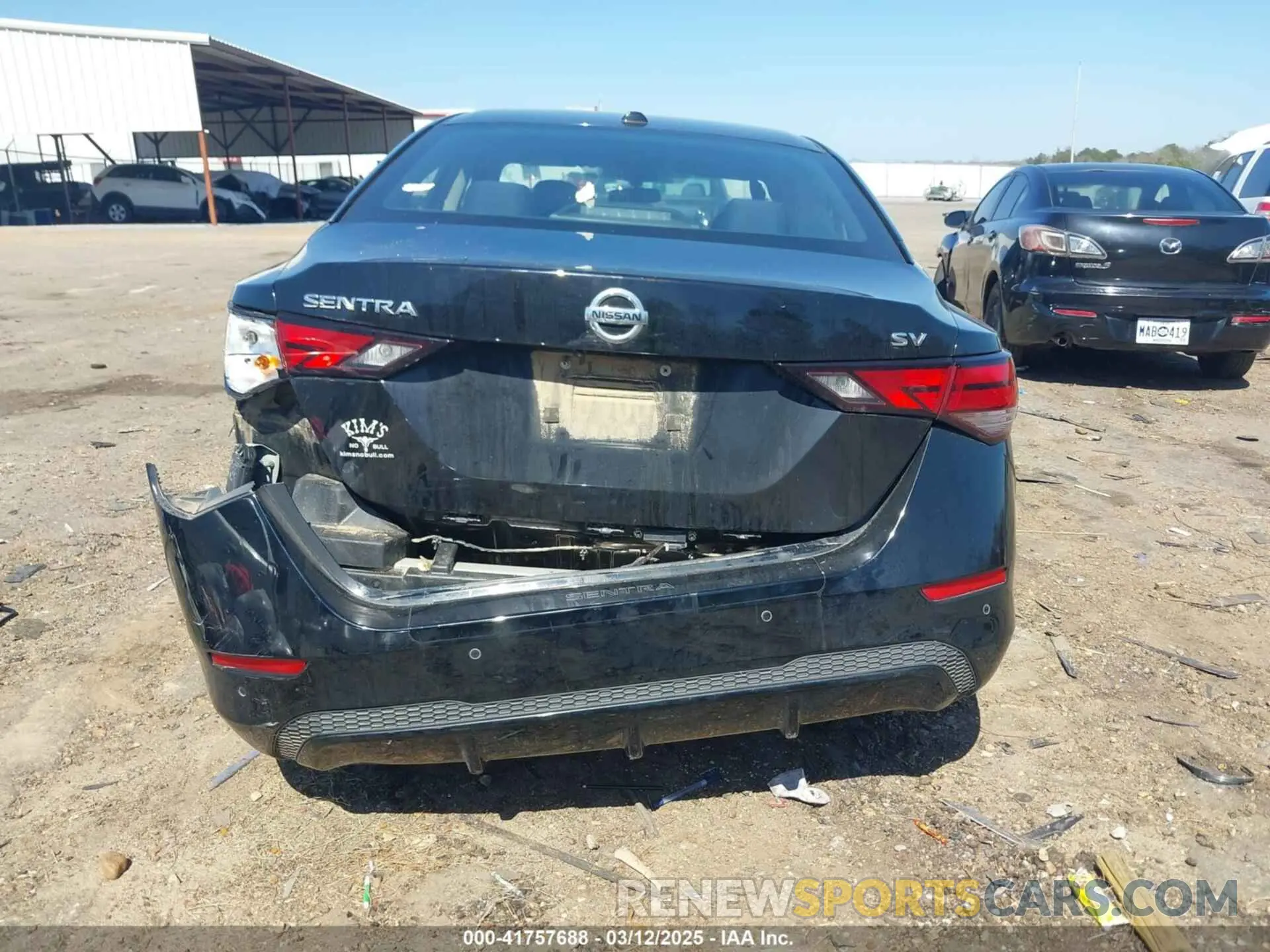 17 Photograph of a damaged car 3N1AB8CV0NY258331 NISSAN SENTRA 2022