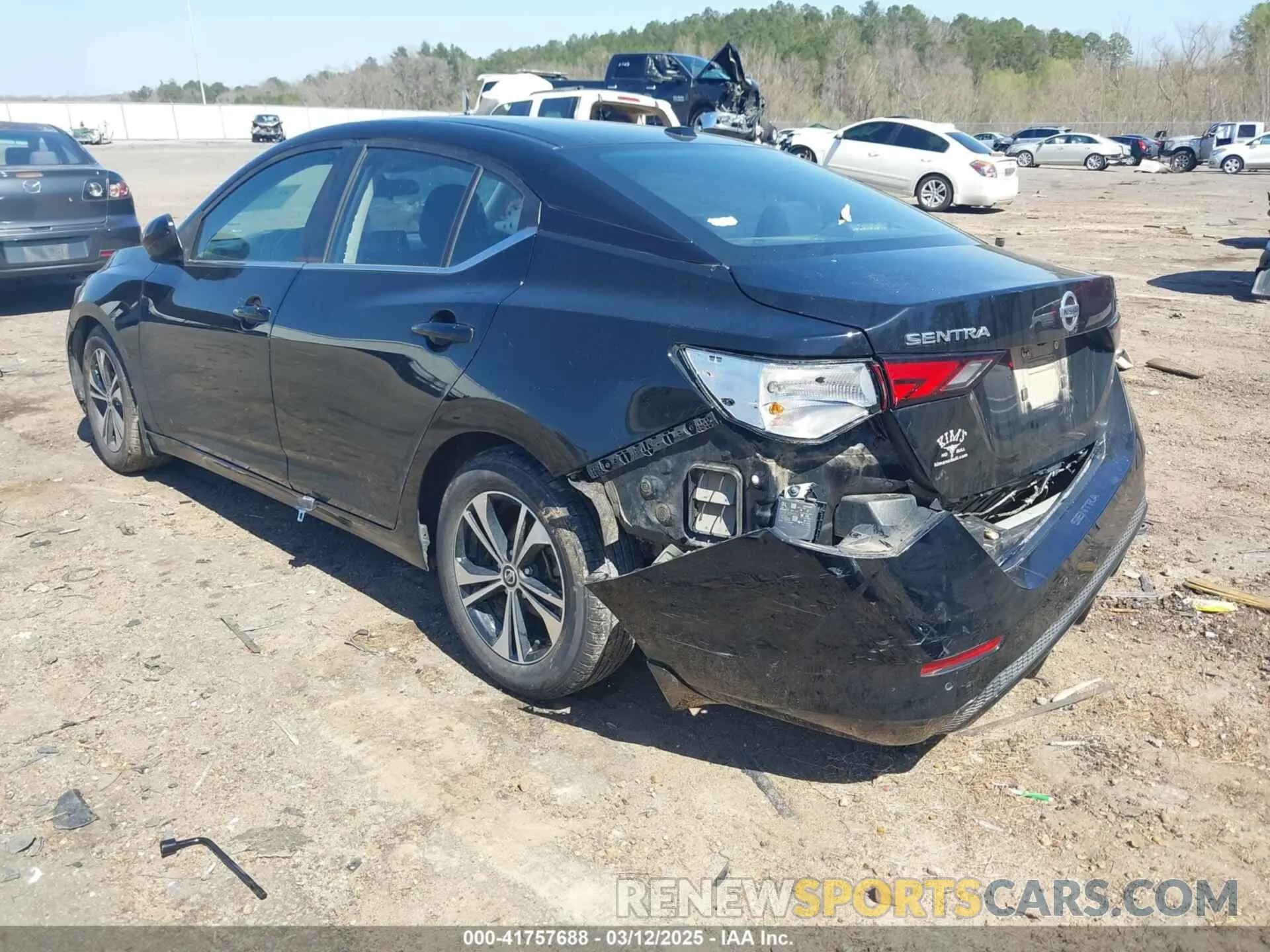 3 Photograph of a damaged car 3N1AB8CV0NY258331 NISSAN SENTRA 2022