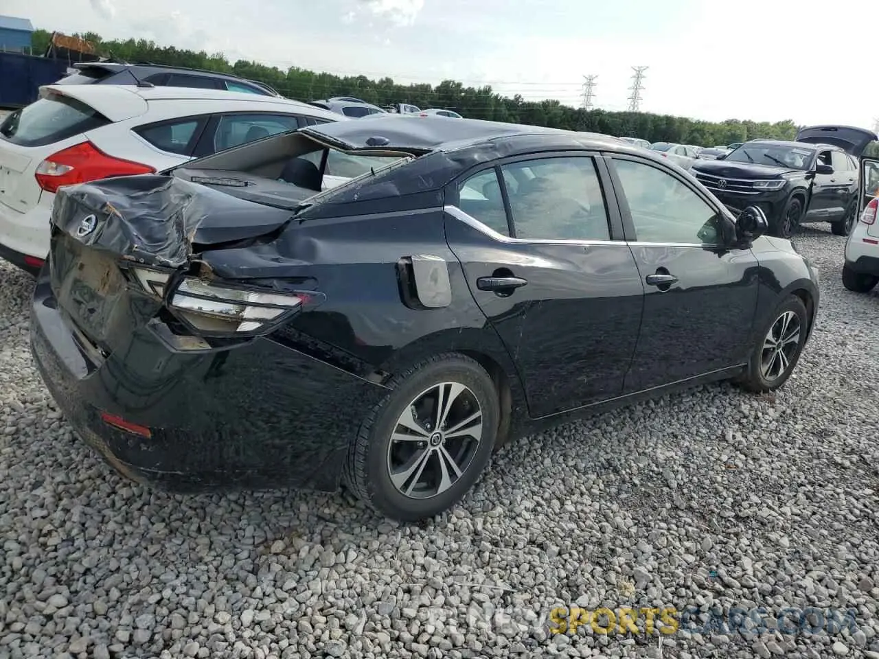 3 Photograph of a damaged car 3N1AB8CV0NY259463 NISSAN SENTRA 2022