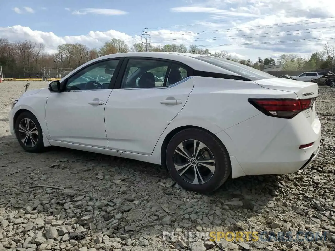 2 Photograph of a damaged car 3N1AB8CV0NY287652 NISSAN SENTRA 2022
