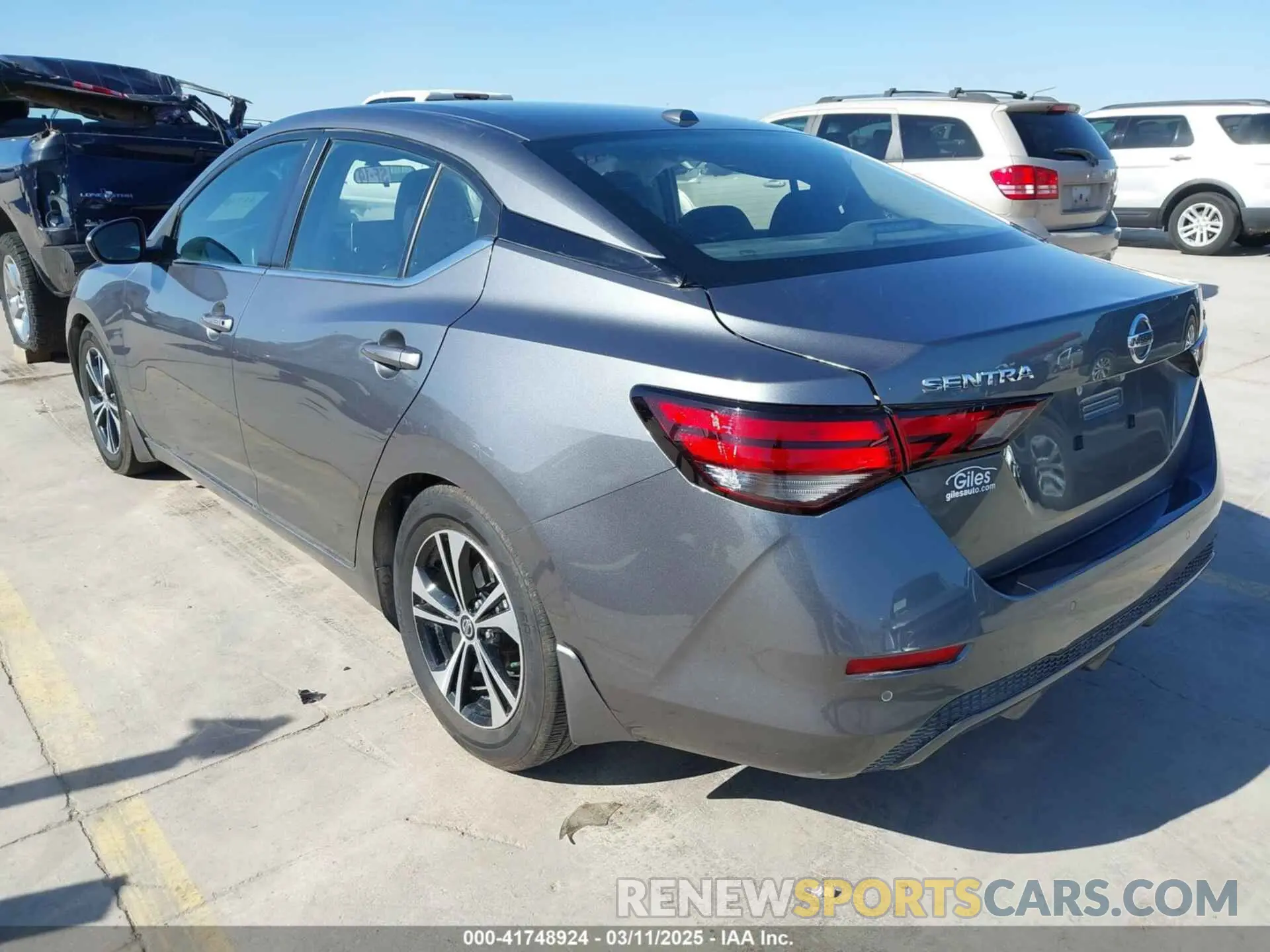 3 Photograph of a damaged car 3N1AB8CV0NY291779 NISSAN SENTRA 2022