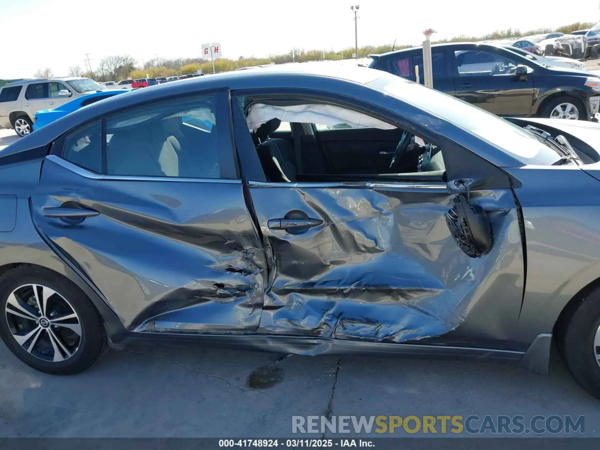 6 Photograph of a damaged car 3N1AB8CV0NY291779 NISSAN SENTRA 2022