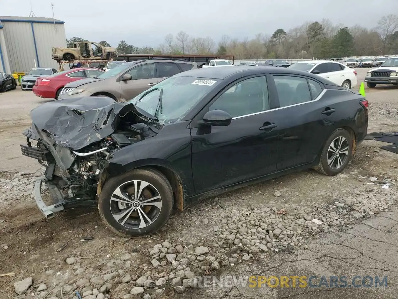 1 Photograph of a damaged car 3N1AB8CV0NY292432 NISSAN SENTRA 2022