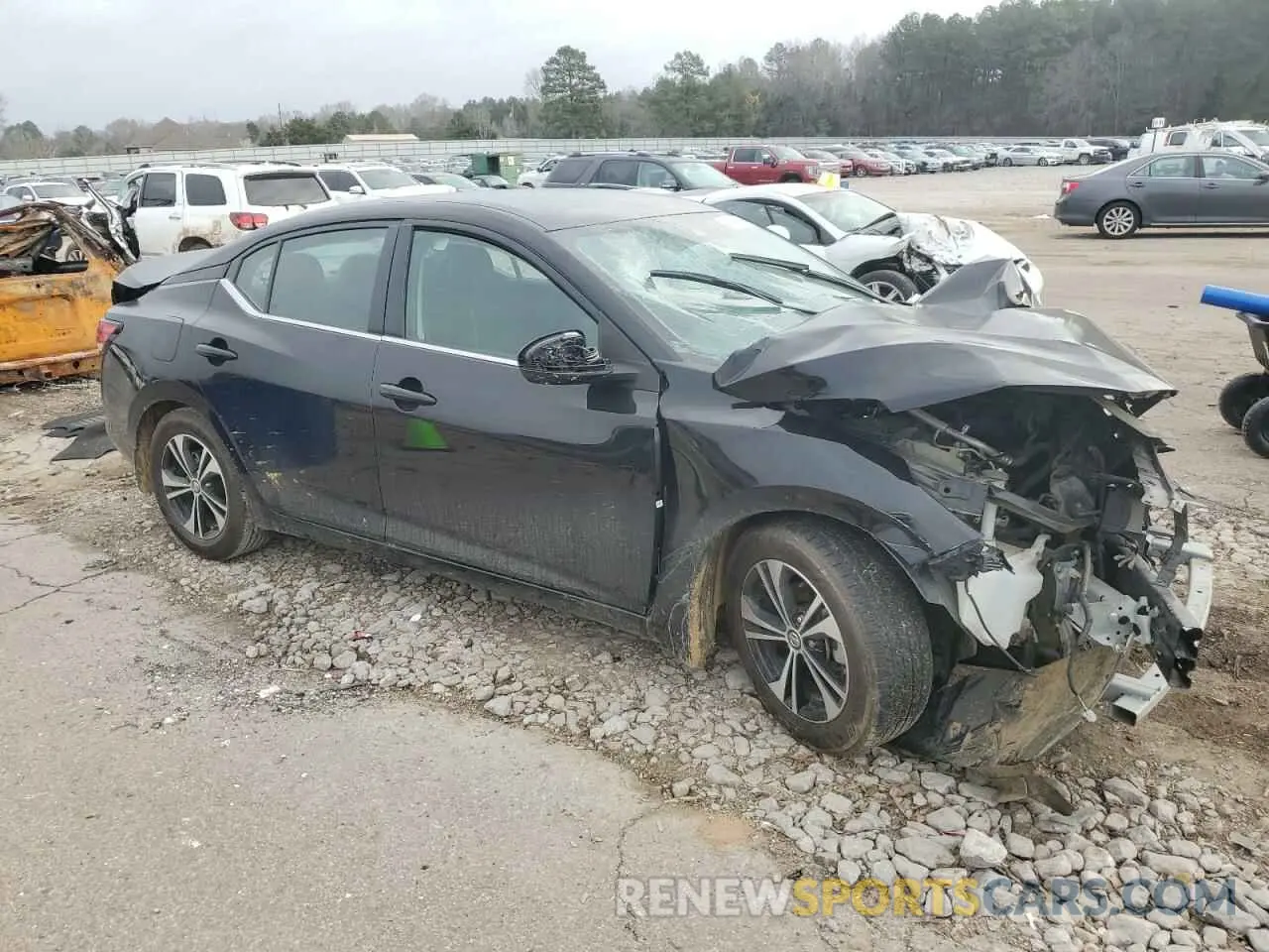 4 Photograph of a damaged car 3N1AB8CV0NY292432 NISSAN SENTRA 2022