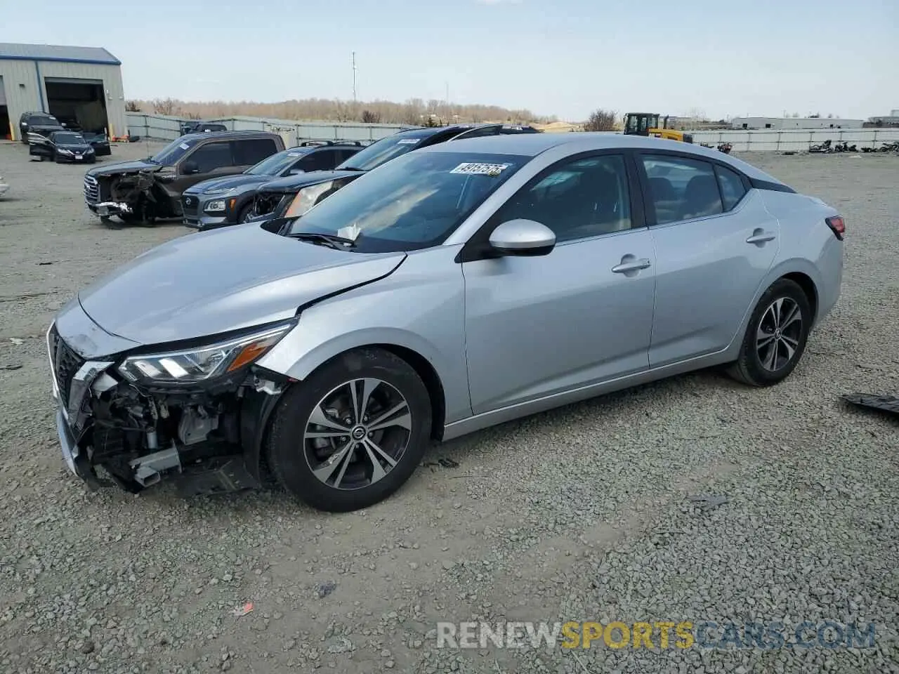 1 Photograph of a damaged car 3N1AB8CV0NY300819 NISSAN SENTRA 2022