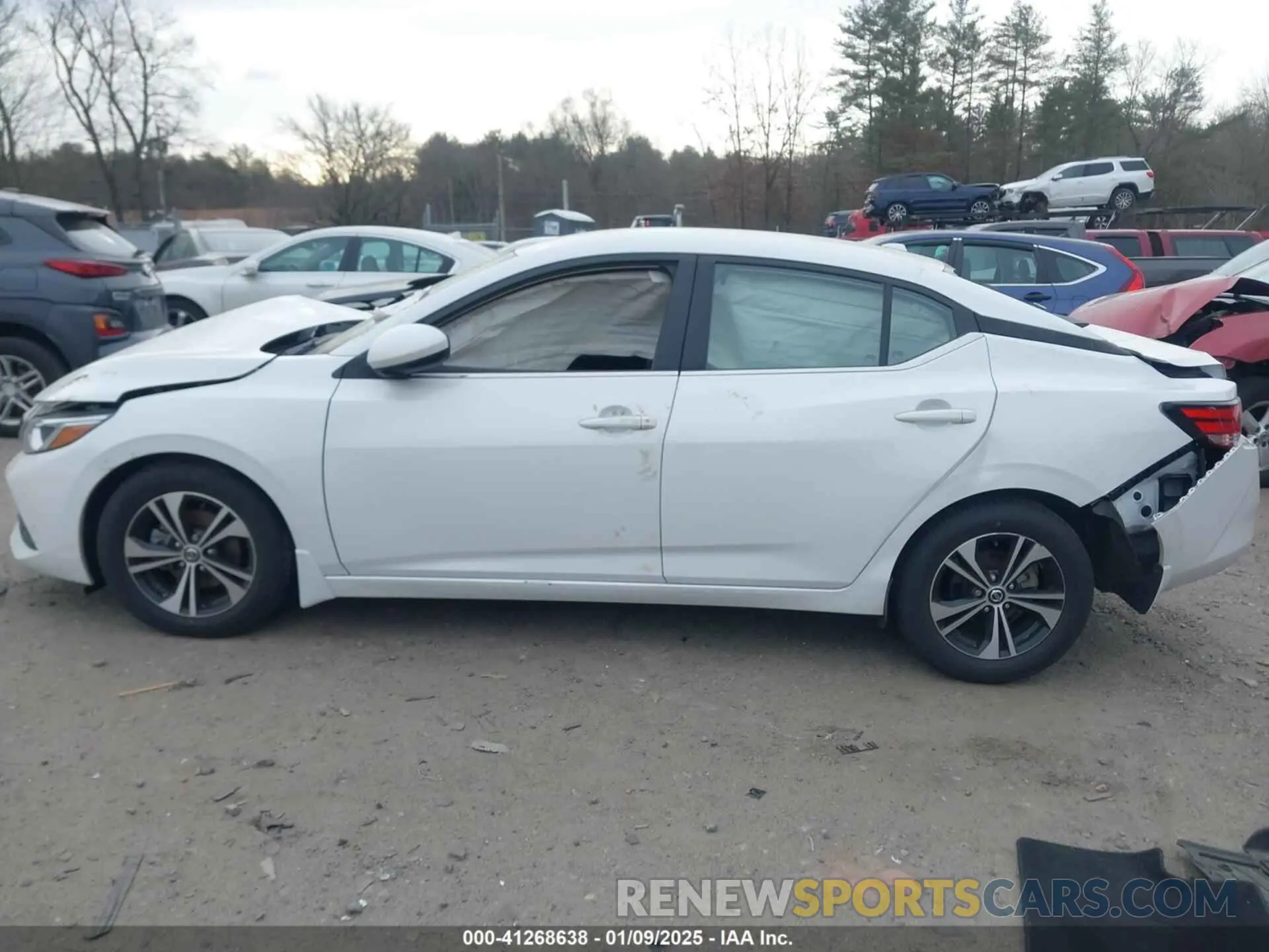 13 Photograph of a damaged car 3N1AB8CV0NY314459 NISSAN SENTRA 2022