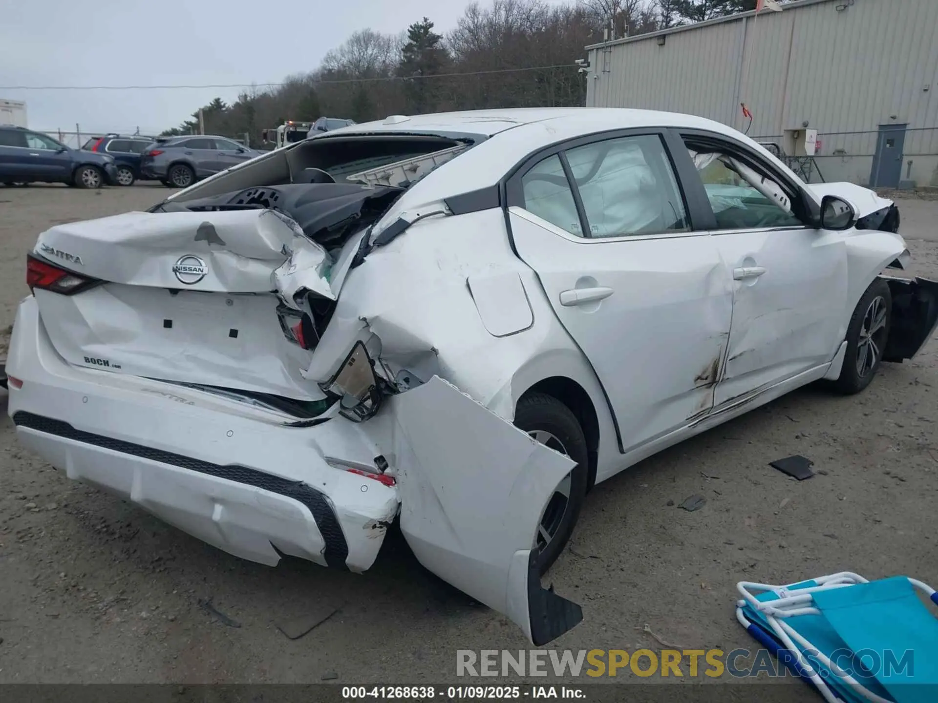 4 Photograph of a damaged car 3N1AB8CV0NY314459 NISSAN SENTRA 2022