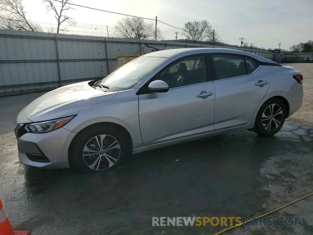 1 Photograph of a damaged car 3N1AB8CV0NY317605 NISSAN SENTRA 2022