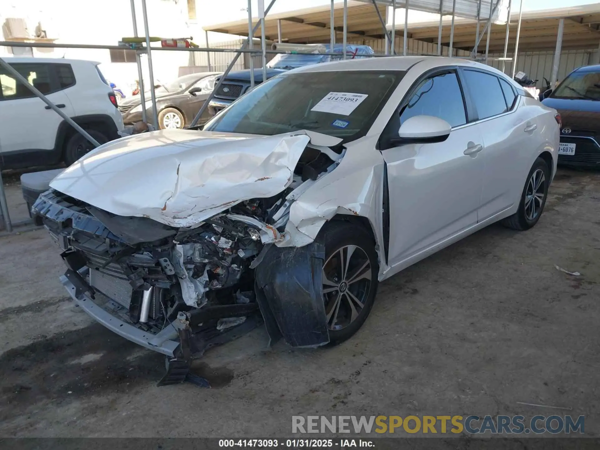 2 Фотография поврежденного автомобиля 3N1AB8CV0NY321394 NISSAN SENTRA 2022