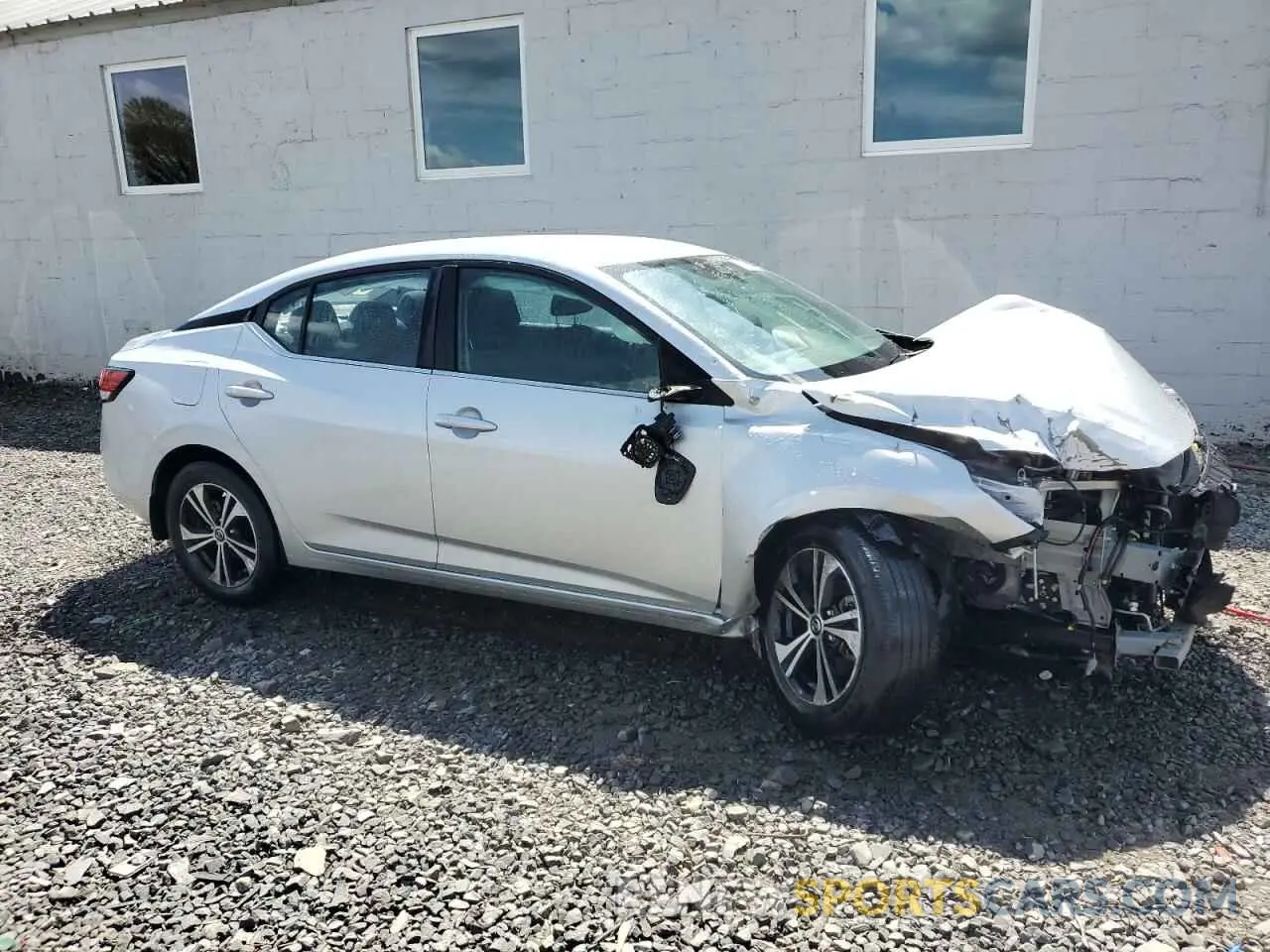 4 Photograph of a damaged car 3N1AB8CV1NY209512 NISSAN SENTRA 2022