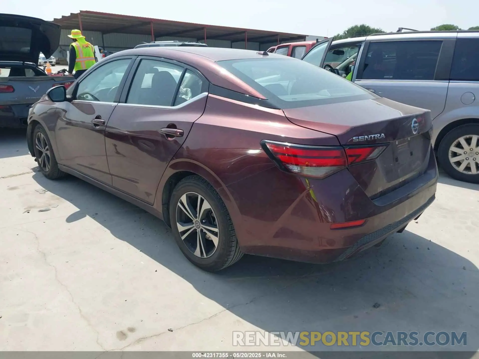 3 Фотография поврежденного автомобиля 3N1AB8CV1NY218534 NISSAN SENTRA 2022