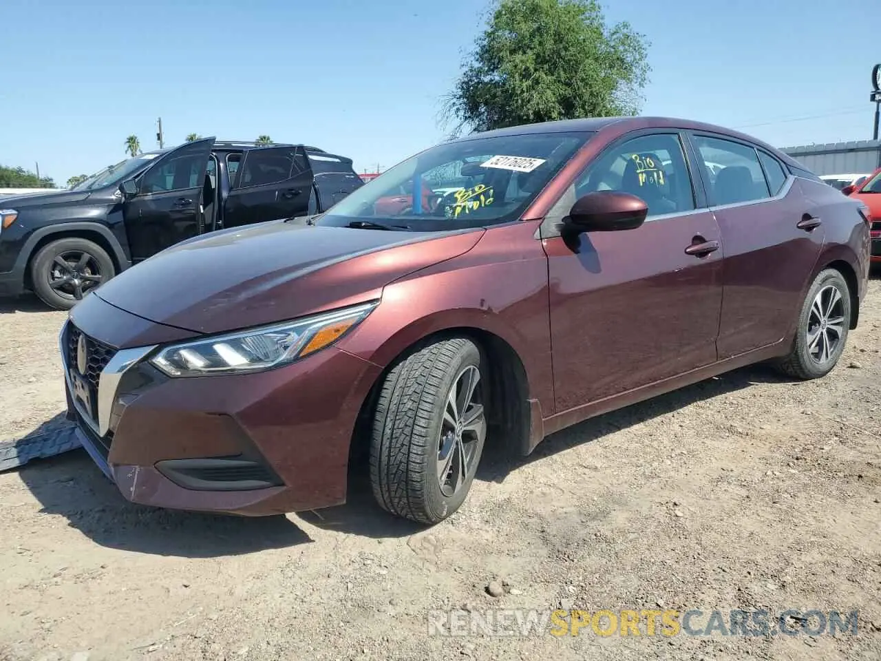 1 Photograph of a damaged car 3N1AB8CV1NY221658 NISSAN SENTRA 2022