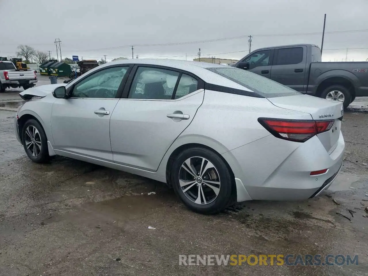 2 Photograph of a damaged car 3N1AB8CV1NY229095 NISSAN SENTRA 2022