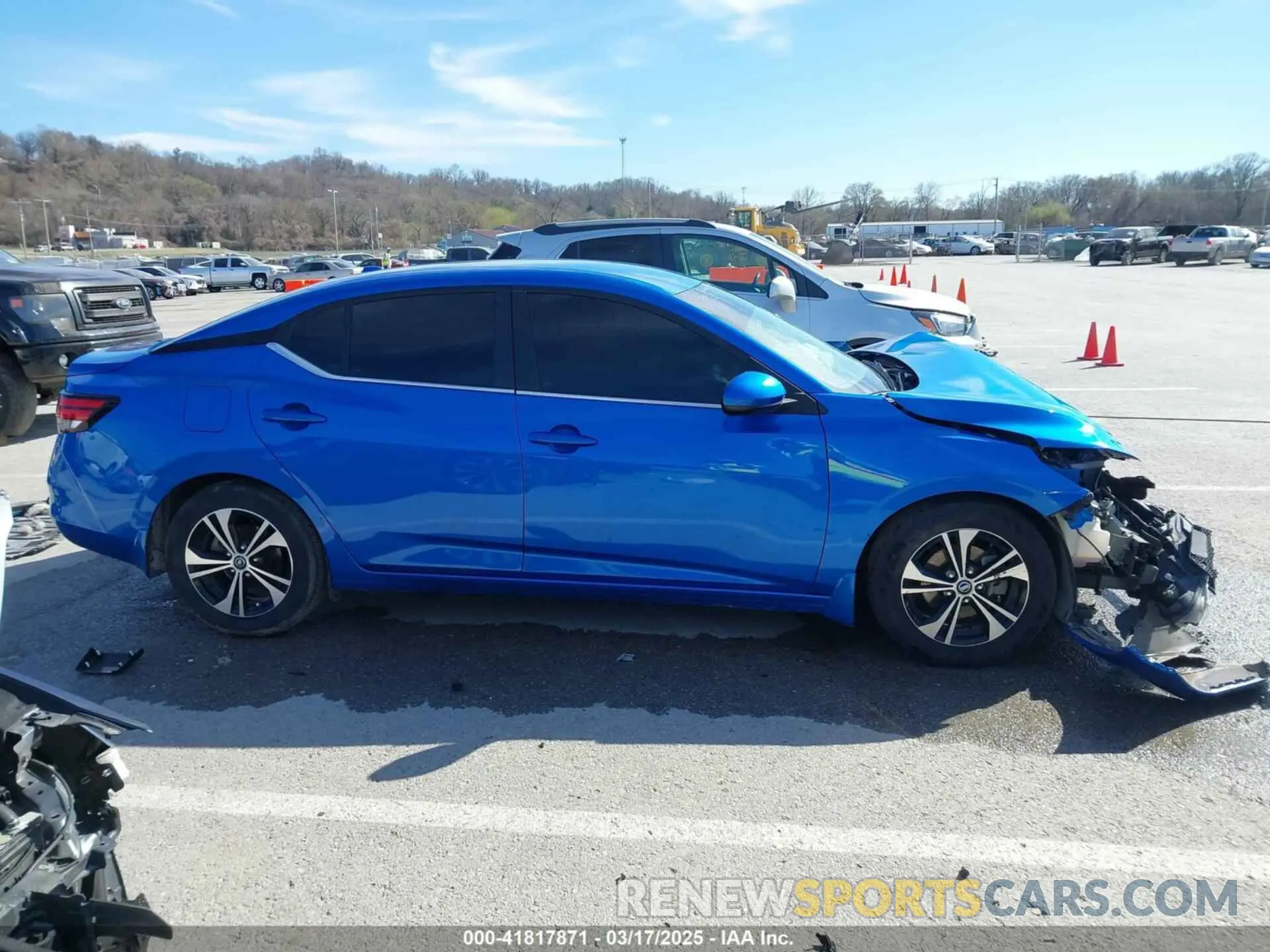 14 Photograph of a damaged car 3N1AB8CV1NY229162 NISSAN SENTRA 2022