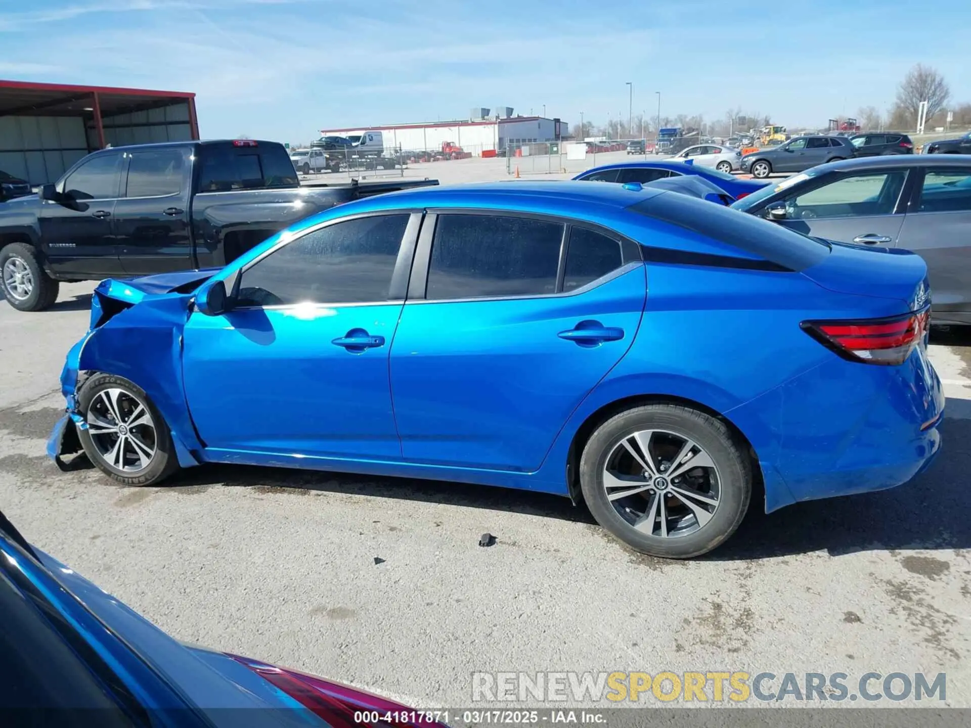 15 Photograph of a damaged car 3N1AB8CV1NY229162 NISSAN SENTRA 2022