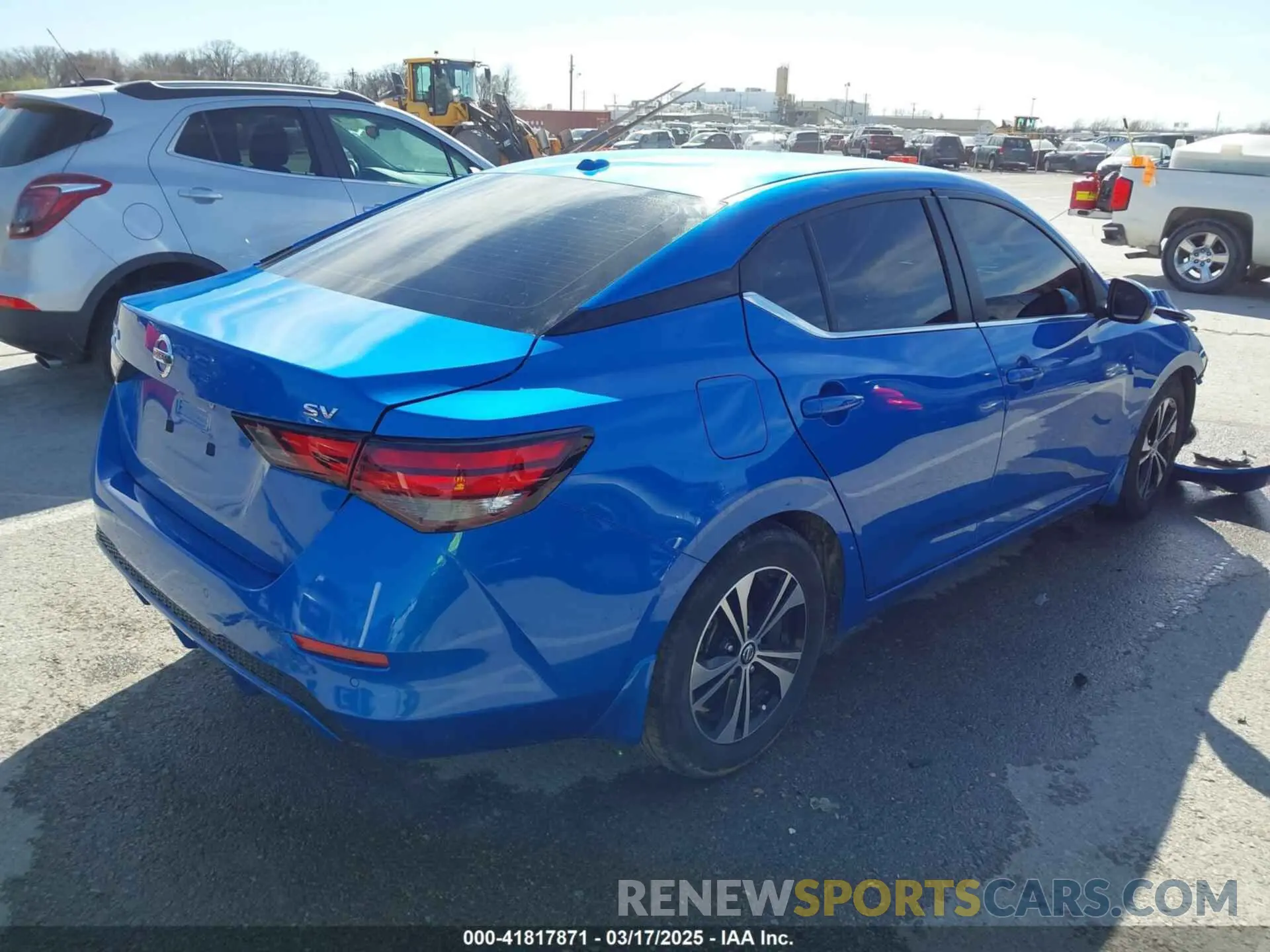 4 Photograph of a damaged car 3N1AB8CV1NY229162 NISSAN SENTRA 2022