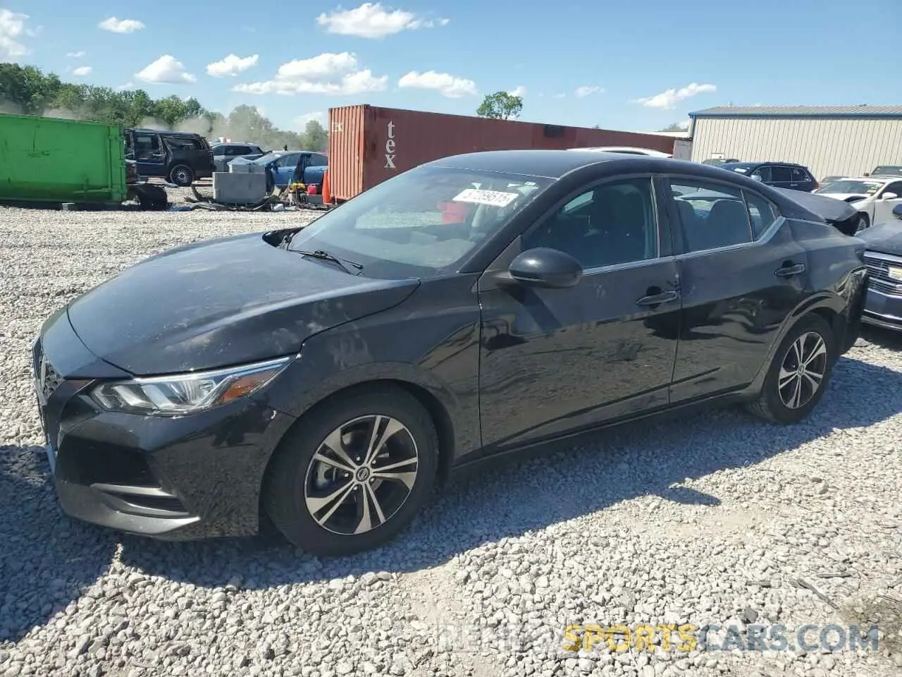 1 Photograph of a damaged car 3N1AB8CV1NY268107 NISSAN SENTRA 2022