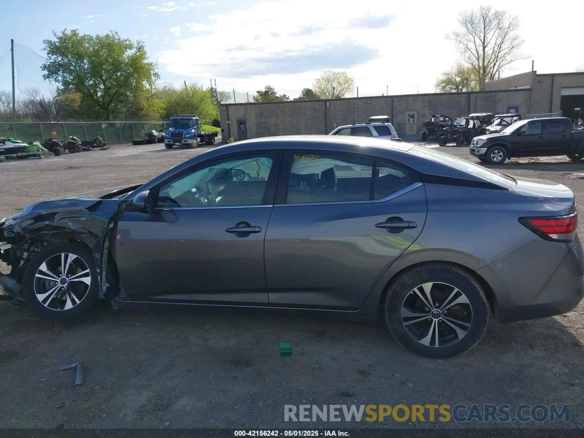 13 Photograph of a damaged car 3N1AB8CV1NY275140 NISSAN SENTRA 2022