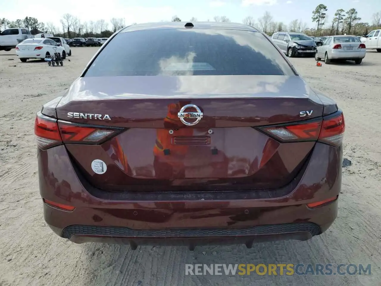 6 Photograph of a damaged car 3N1AB8CV1NY287868 NISSAN SENTRA 2022