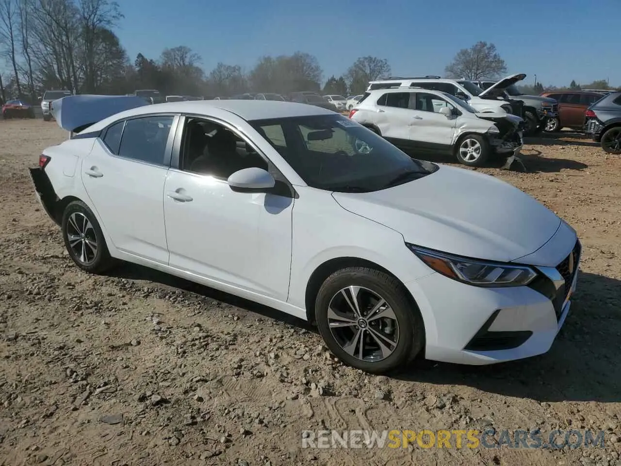 4 Photograph of a damaged car 3N1AB8CV1NY291032 NISSAN SENTRA 2022