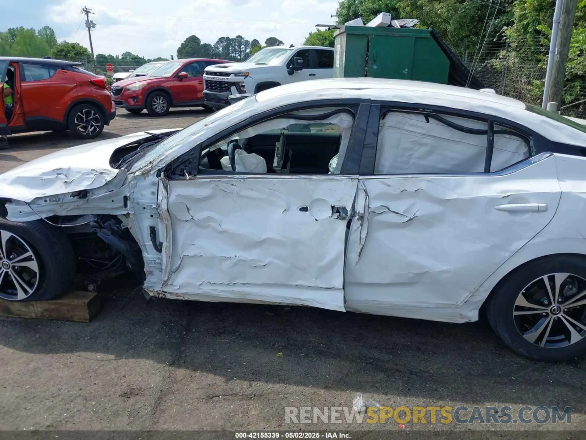 15 Photograph of a damaged car 3N1AB8CV2NY225749 NISSAN SENTRA 2022